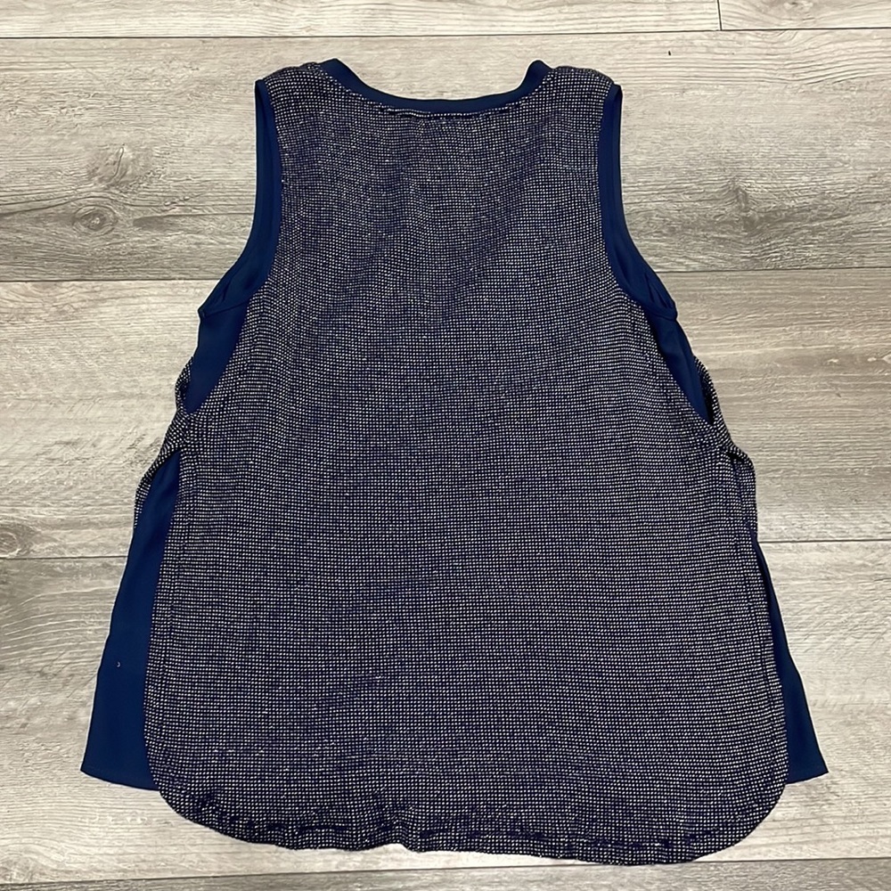 Anthropologie Deletta Layered Lila Tank‎ Navy Small - Picture 2 of 5